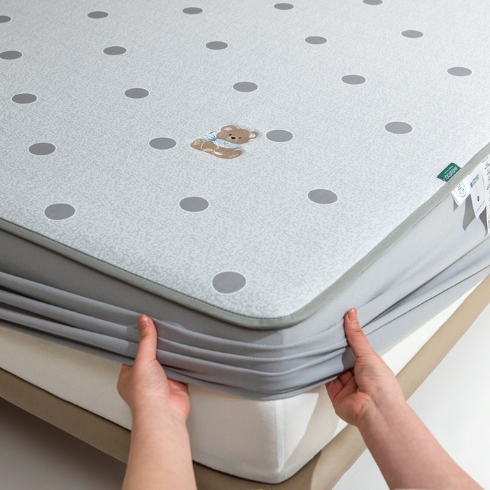 91家纺网 家纺一手货源 找家纺 席世家  2025新款绣花凉感床笠（控价198 218） 格子熊猫