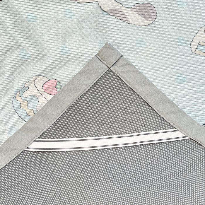 91家纺网 家纺一手货源 找家纺 慕澄家纺 2025新款小清新印花真冰藤系列凉席床席款 床席-害羞喵