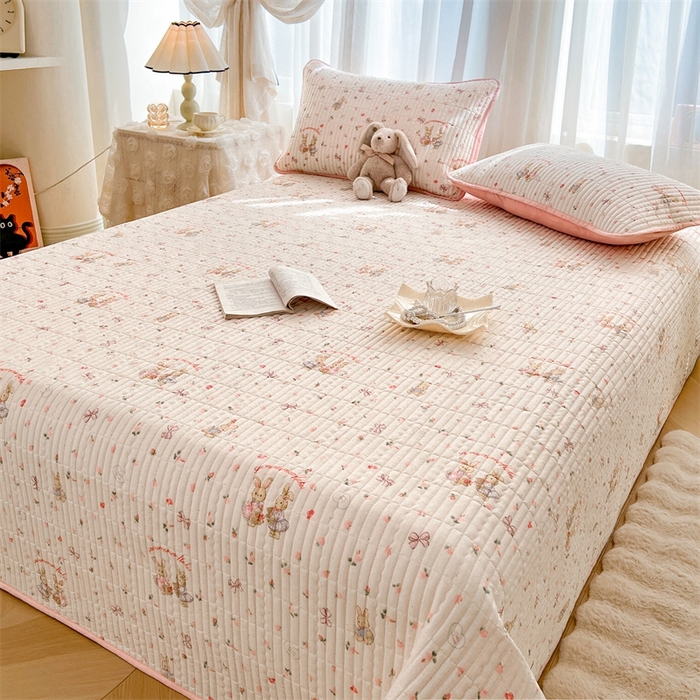 91家纺网 家纺一手货源 找家纺 （总）恒爱 2025新款全棉印花单床盖