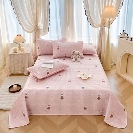 91家纺网 家纺一手货源 找家纺 （总）恒爱 2025新款全棉印花单床盖