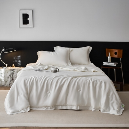 2025新款REZI烫钻款 天丝夏被 rezi烫钻款 古董白