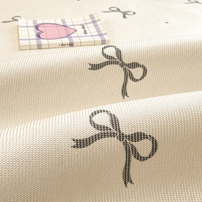 91家纺网 家纺一手货源 找家纺 慕澄家纺 2025新款小清新印花真冰藤系列凉席床席款 床席-波点蝴蝶结