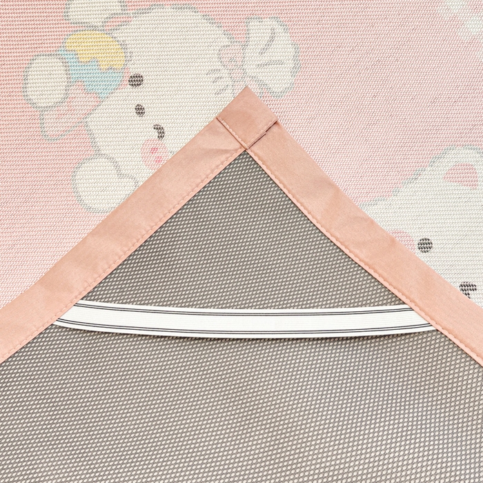 91家纺网 家纺一手货源 找家纺 慕澄家纺 2025新款小清新印花真冰藤系列凉席床席款 床席-格子奶芙芙