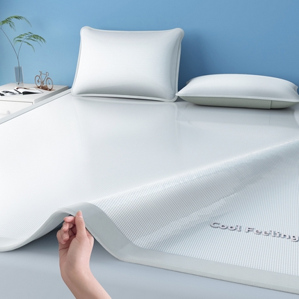 91家纺网 家纺一手货源 找家纺 （总）2025新款云母冰川凉席床笠