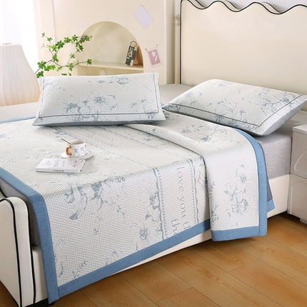 91家纺网 家纺一手货源 找家纺 （总）法莱妮2025新款卡通三明治冰豆豆凉席