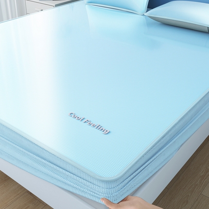 91家纺网 家纺一手货源 找家纺 （总）2025新款云母冰川凉席床笠