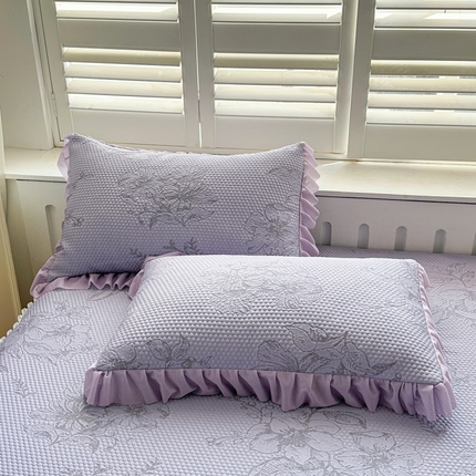 91家纺网 家纺一手货源 找家纺 （总）2025新款冰豆豆凉感单枕套-花之恋系列冰豆豆凉感枕套-花之恋系列