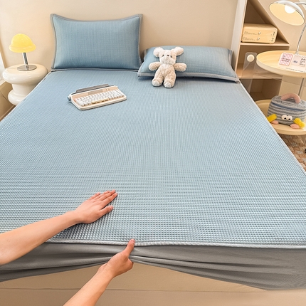 （总）金盛纺 2025新款冰豆豆凉席-床笠款