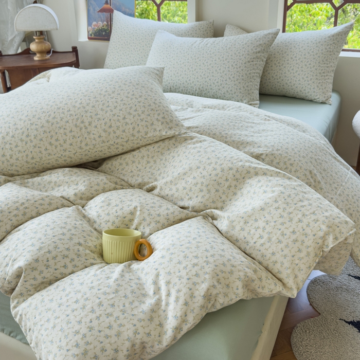 91家纺网 家纺一手货源 找家纺 （总）耀悦家纺 2024新款A类全棉双层纱四件套