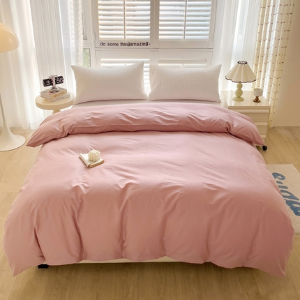 91家纺网 家纺一手货源 找家纺 （总）禧缘家纺（原梦想家） 2025新款全棉40s纯色13372系列单被套