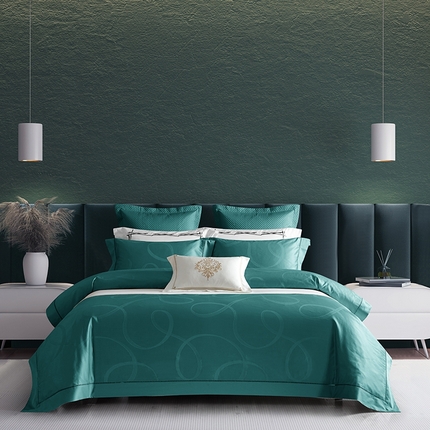 91家纺网 家纺一手货源 找家纺 （总）赫本真丝馆（珍丝纺） 2025新款100支染色提花系列四件套