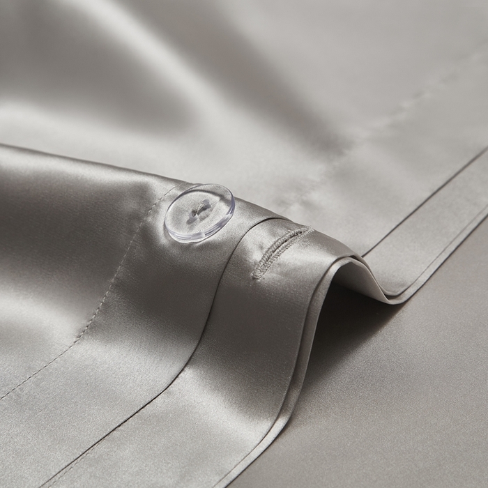 91家纺网 家纺一手货源 找家纺 赫本真丝馆（珍丝纺） 2025新款真丝提花系列四件套 罗蒂娅