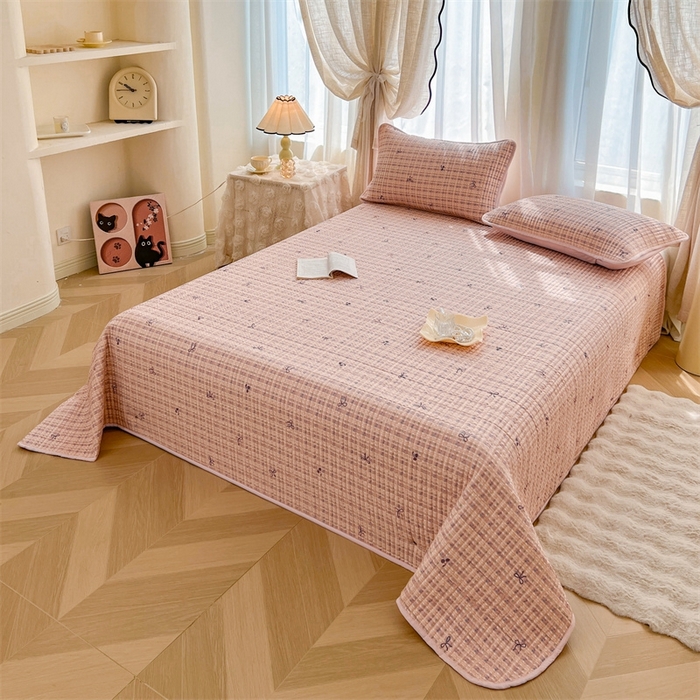 91家纺网 家纺一手货源 找家纺 恒爱 2025新款全棉印花单床盖 真爱