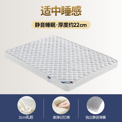 91家纺网 家纺一手货源 找家纺 （总）2025新款双重睡感榻榻米弹簧床垫