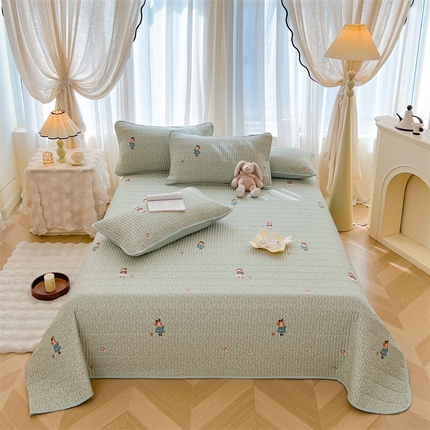 91家纺网 家纺一手货源 找家纺 （总）恒爱 2025新款全棉印花单床盖