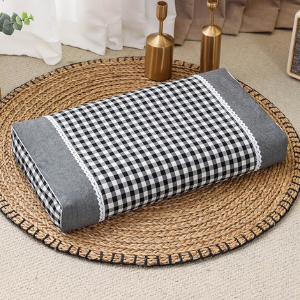 91家纺网 家纺一手货源 找家纺 （总）2025新款荞麦枕全棉水洗棉颈椎枕全荞麦壳枕头成人颈椎反弓养护枕