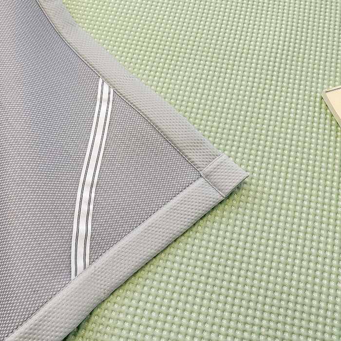 91家纺网 家纺一手货源 找家纺 金盛纺 2025新款冰豆豆凉席-床席款 华夫格-绿