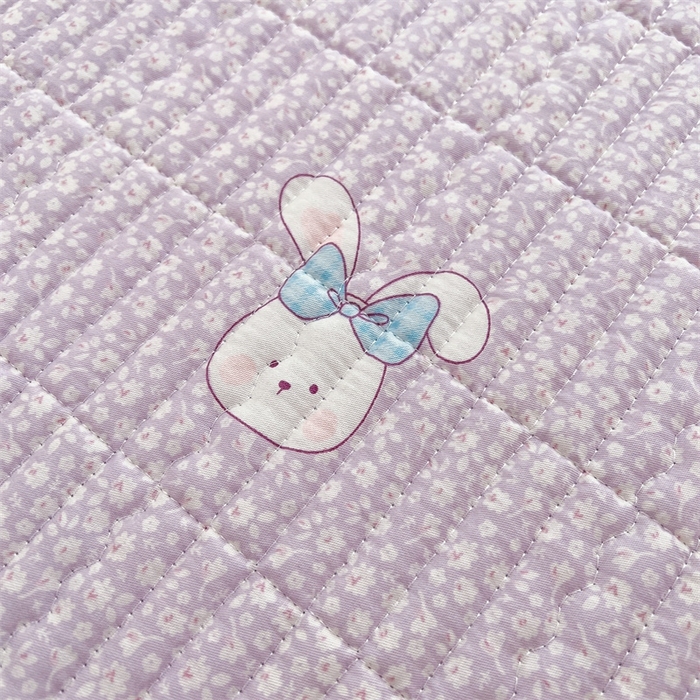 91家纺网 家纺一手货源 找家纺 恒爱 2025新款全棉印花单床盖 童年