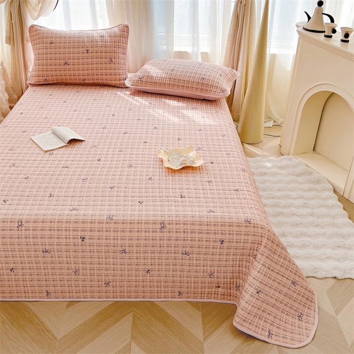 91家纺网 家纺一手货源 找家纺 恒爱 2025新款全棉印花单床盖 真爱