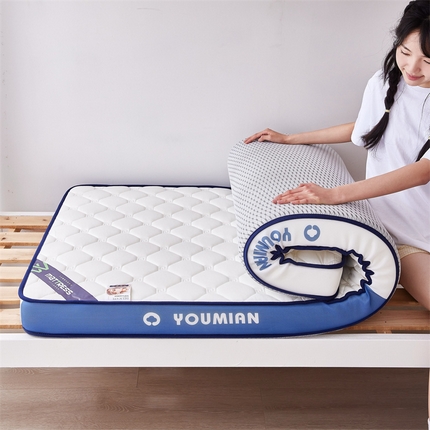 91家纺网 家纺一手货源 找家纺 （总）优承佳生活馆（床垫） 2025新款字母牛奶丝双边乳胶床垫-学生款