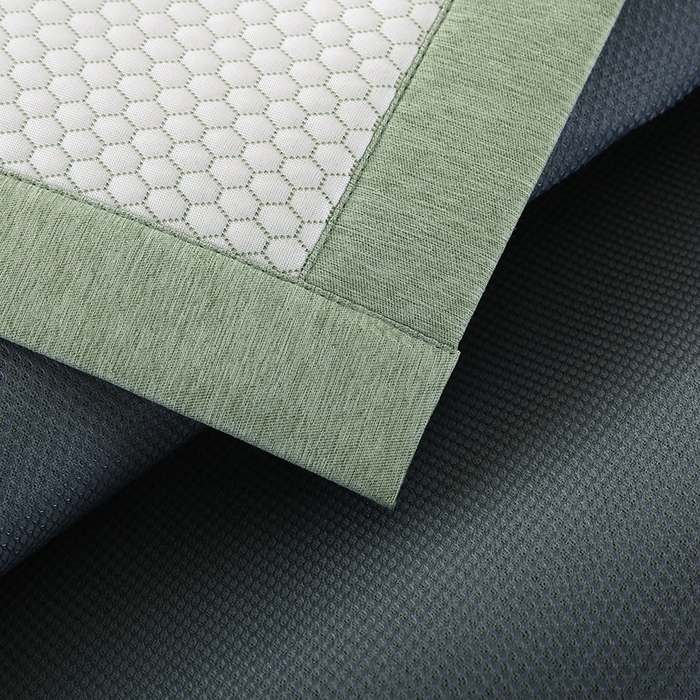 91家纺网 家纺一手货源 找家纺 法莱妮2025新款卡通三明治冰豆豆凉席 熊猫