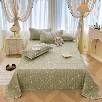 91家纺网 家纺一手货源 找家纺 （总）恒爱 2025新款全棉印花单床盖