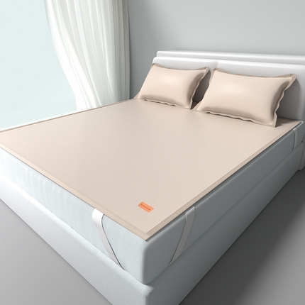 91家纺网 家纺一手货源 找家纺 （总）简一 2025新款经典皮革标凉感冰丝席