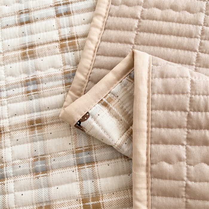 91家纺网 家纺一手货源 找家纺 恒爱 2025新款全棉印花单床盖 永结同心