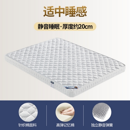 91家纺网 家纺一手货源 找家纺 （总）2025新款双重睡感榻榻米弹簧床垫