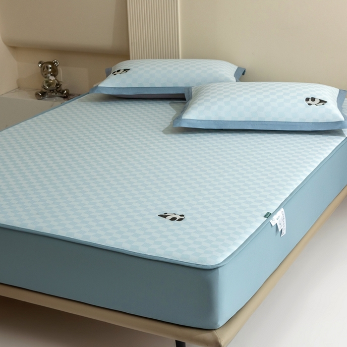 91家纺网 家纺一手货源 找家纺 （总）席世家  2025新款绣花凉感床笠（控价198 218）