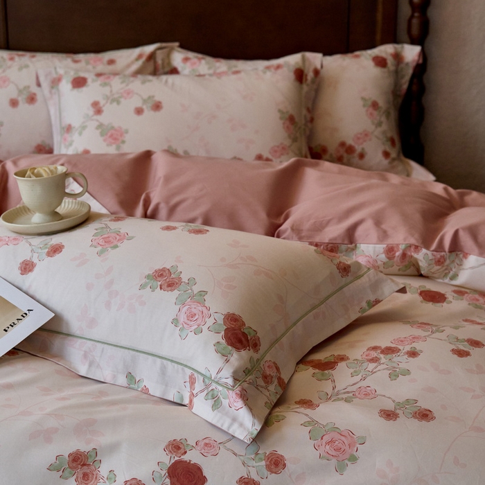 91家纺网 家纺一手货源 找家纺 （总）由丽家纺 2025新款柔棉数码印花四件套系列