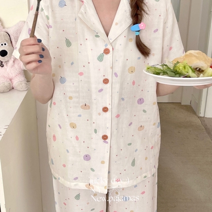 91家纺网 家纺一手货源 找家纺 （总）2025新款荷叶边短袖长裤