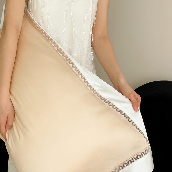 91家纺网 家纺一手货源 找家纺 云栖家居 2025天丝棉镂空四件套-观夏 观夏-香槟