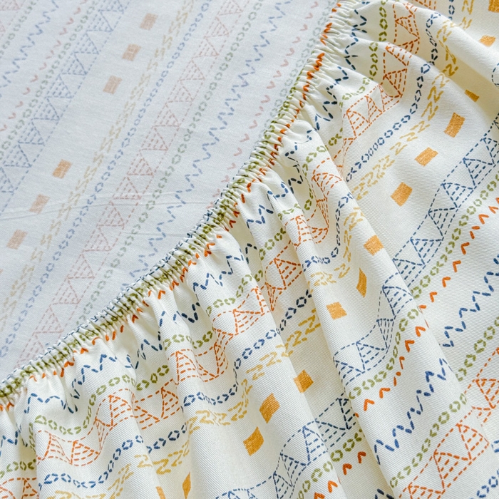 91家纺网 家纺一手货源 找家纺 2025新款全棉床单床笠 米娅 床笠款