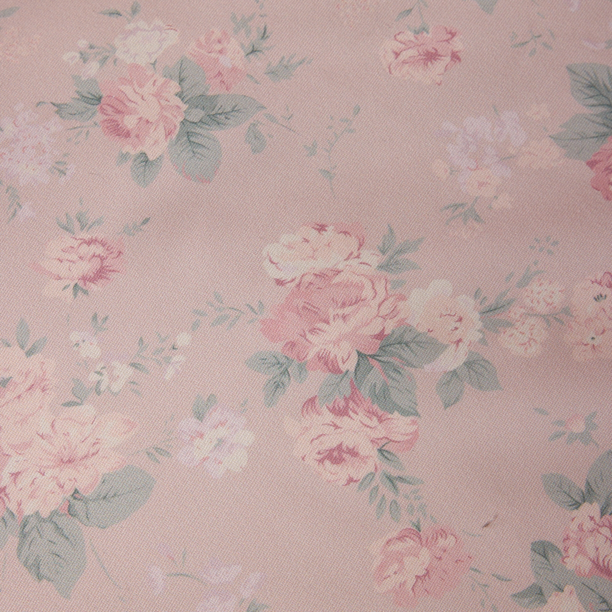 91家纺网 家纺一手货源 找家纺 丽卡家纺 2025新款数码印花有氧双层纱四件套 典雅粉