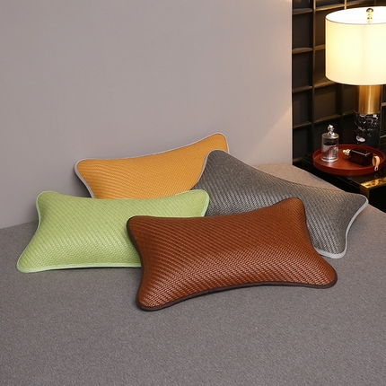 2025新款纯色冰藤全荞麦枕夏凉凉感枕芯冰丝冰藤枕头 组合图