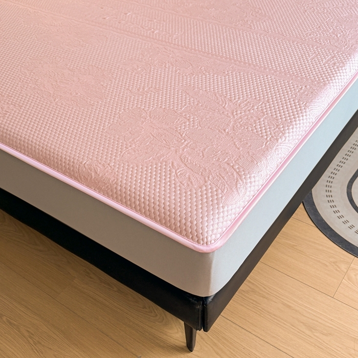 91家纺网 家纺一手货源 找家纺 （总）2025新款凉感冰豆豆凉席床笠凉席席子-花之恋系列凉豆豆床笠花之恋系列