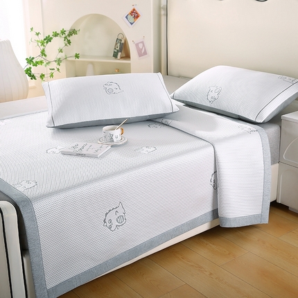 91家纺网 家纺一手货源 找家纺 （总）法莱妮2025新款卡通三明治冰豆豆凉席