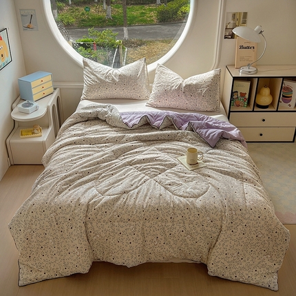 91家纺网 家纺一手货源 找家纺 初念 2025新款云朵棉系列夏被（提供买家秀） 幸运兔