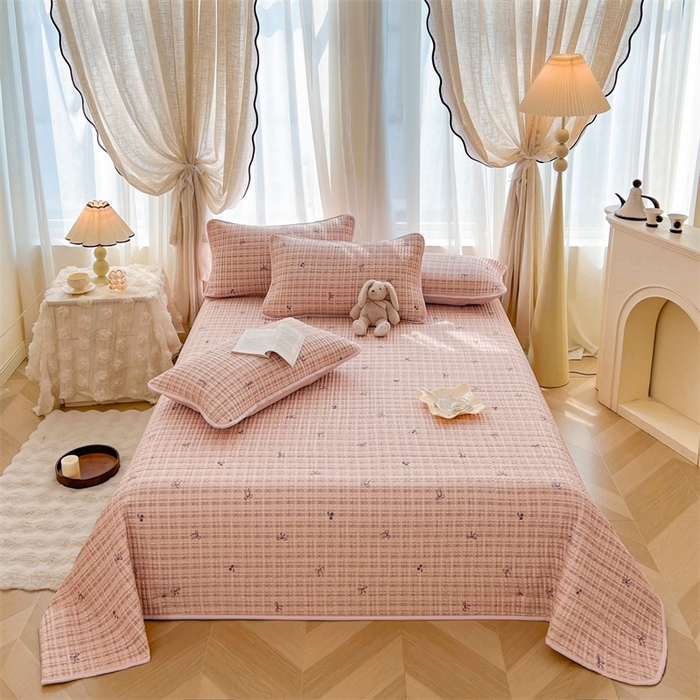 91家纺网 家纺一手货源 找家纺 恒爱 2025新款全棉印花单床盖 真爱