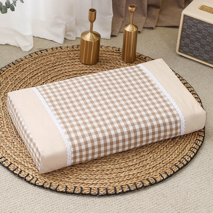 91家纺网 家纺一手货源 找家纺 （总）2025新款荞麦枕全棉水洗棉颈椎枕全荞麦壳枕头成人颈椎反弓养护枕