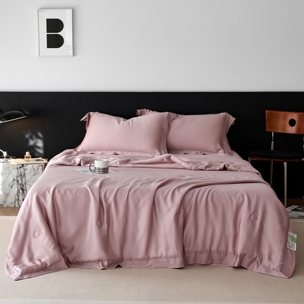 2025新款REZI烫钻款 天丝夏被 rezi 烫钻款 烟灰粉