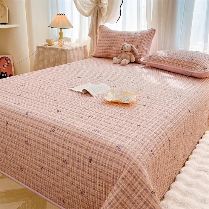 91家纺网 家纺一手货源 找家纺 恒爱 2025新款全棉印花单床盖 真爱