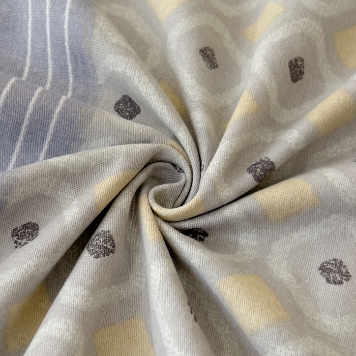 91家纺网 家纺一手货源 找家纺 优品阁 2024新款全棉磨毛四件套 摩登气息-灰