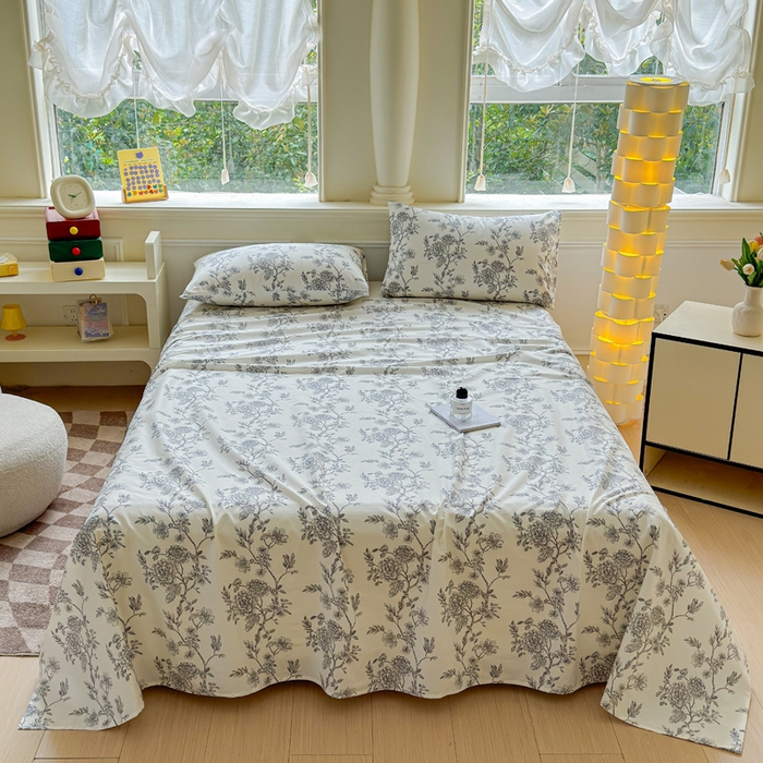 91家纺网 家纺一手货源 找家纺 （总）2025新款全棉床单床笠