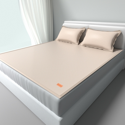 91家纺网 家纺一手货源 找家纺 （总）简一 2025新款经典皮革标凉感冰丝席