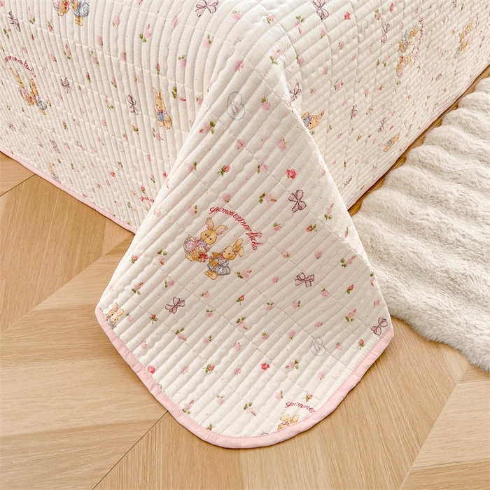 91家纺网 家纺一手货源 找家纺 （总）恒爱 2025新款全棉印花单床盖