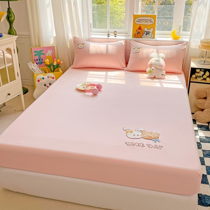 91家纺网 家纺一手货源 找家纺 （总）海岛哥哥 2025春夏新款卡通毛巾绣床笠