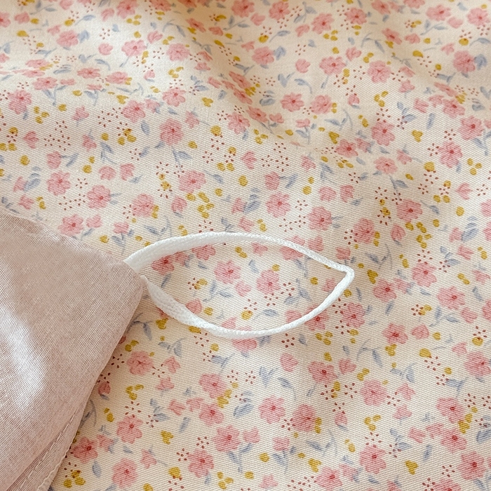 91家纺网 家纺一手货源 找家纺 缦彩家纺  2025新款韩版全棉公主风床单四件套 美娜