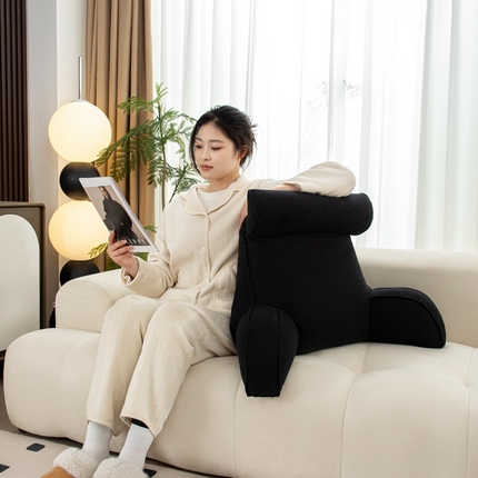 91家纺网 家纺一手货源 找家纺 （总）沐沐家纺  2026新款平板拉毛护腰靠背